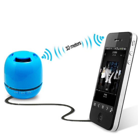 Loa Bluetooth Mini Để Bàn T6 Hình Quả Trứng Có Đèn LED Hỗ Trợ Thẻ TF Cho iPhone / Galaxy / Sony / Lenovo / HTC / Huawei / Google / LG / Xiaomi