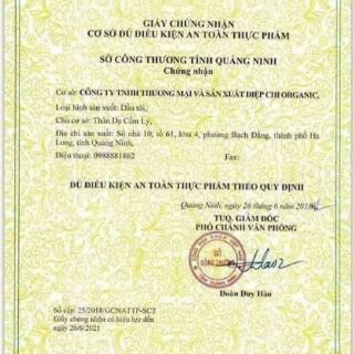 COM BO DẦU TỎI DIỆP CHI GOLD KÈM VÒNG DÂU TẰM"