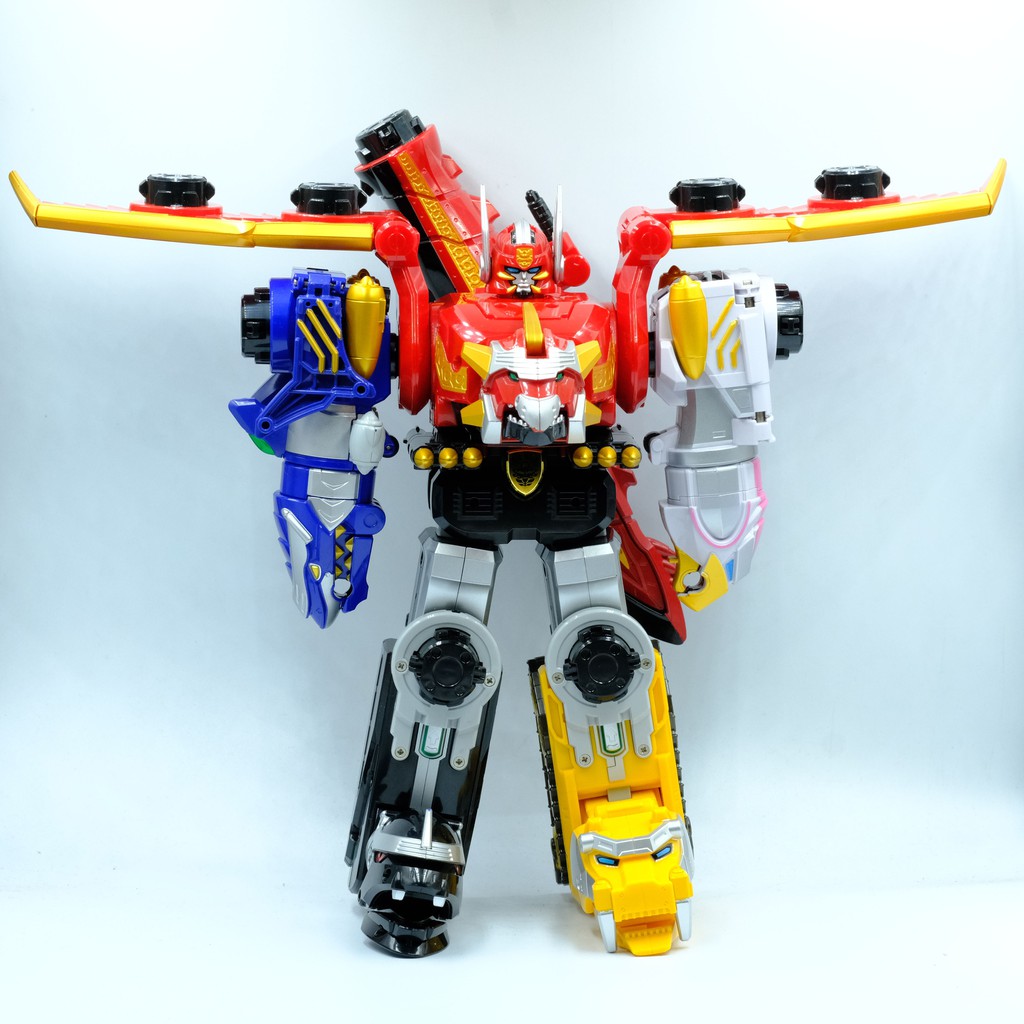 Mô hình DX Gosei Great Grand Ground Megazord Chính hãng Bandai Tensou Sentai Goseiger Mechazords Zords Có ảnh thật