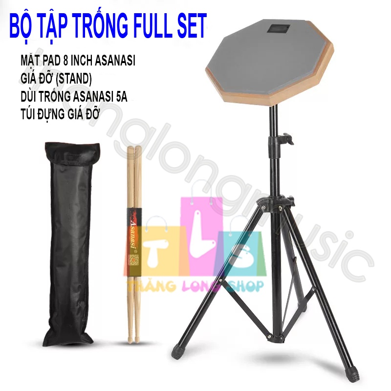 BỘ PAD TẬP TRỐNG ASANASI 8'' và 12&quot;