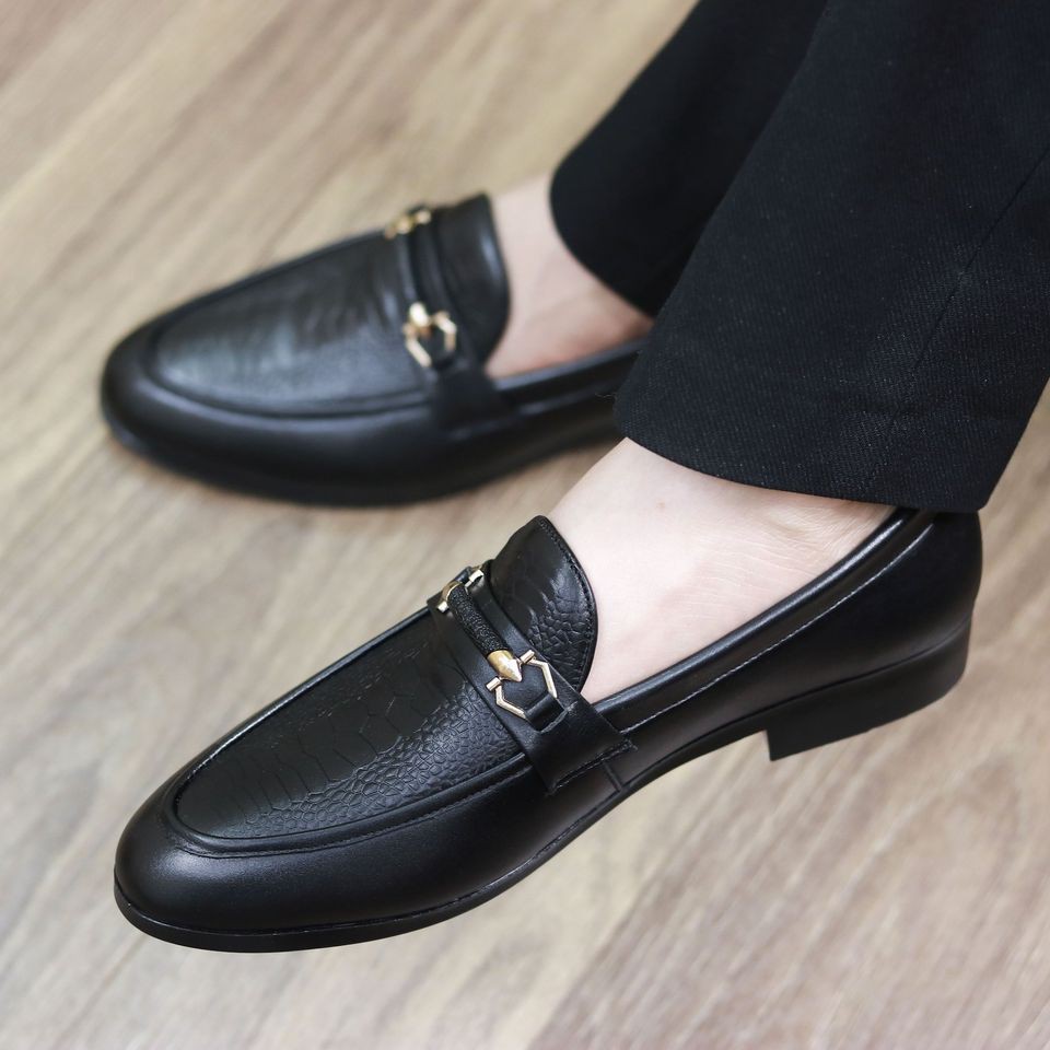 Giày Lười Da Rắn Cao Cấp - Cao Su Đúc - Mã GL03 | BigBuy360 - bigbuy360.vn