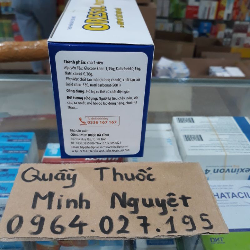 ORESOl plus hà tĩnh combo 10 tuýp