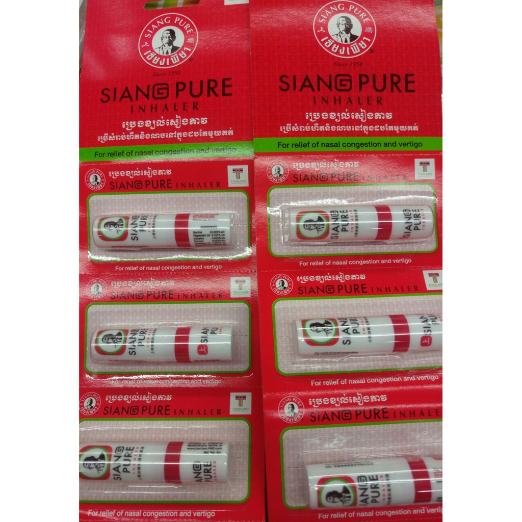 ỐNG HÍT SIANG PURE 2 ĐẦU THÁI LAN