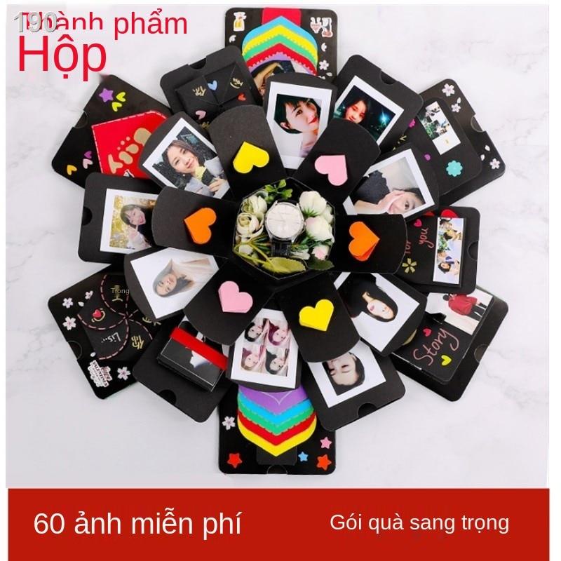 Đã hoàn thành lời tỏ tình bất ngờ hộp nổ tự làm album ảnh handmade tùy chỉnh sáng tạo rung cùng món quà sinh n