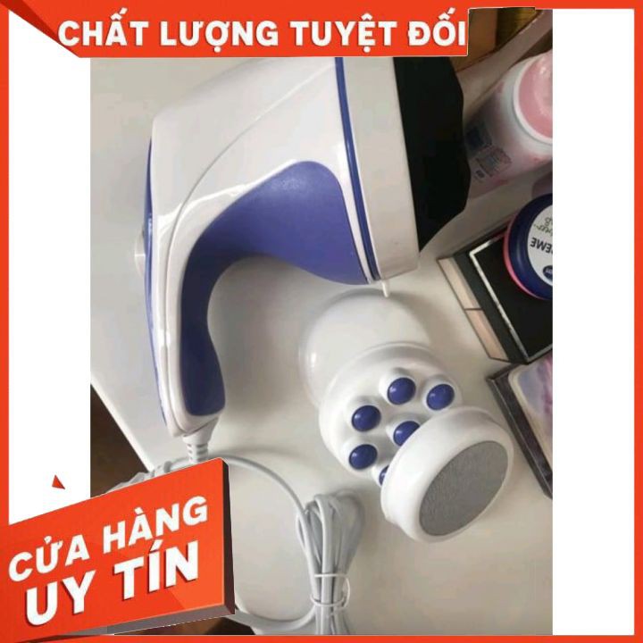 Máy mát xa cầm tay - Máy massage trị liệu đau nhức toàn thân 5 đầu Relax and t