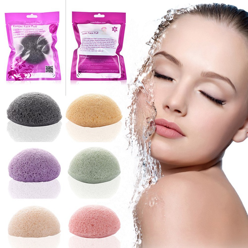 Bông Rửa Mặt Konjac Than Tre Tẩy Tế Bào Chết Kiểm Soát Dầu Hiệu Quả | BigBuy360 - bigbuy360.vn