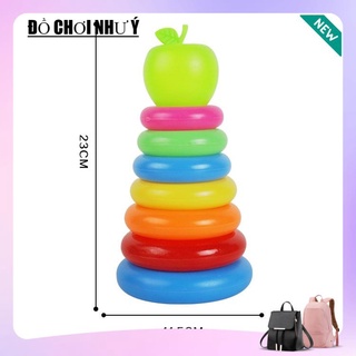 Đồ chơi tháp vịt xếp cầu vồng cho bé