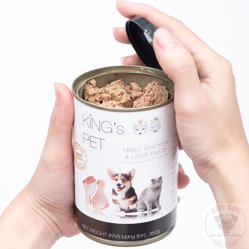 PATE KING'S PET CHO CHÓ MÈO 380GR CHÍNH HÃNG