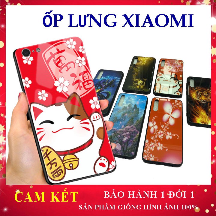 ỐP LƯNG XIAOMI - Ốp kính cường lực Xiaomi Redmi Note7 /Note 7Pro, Mi8,Mi 8 Lite,  Redmi Note 8/ Note8 Pro, Note 9s in 3D