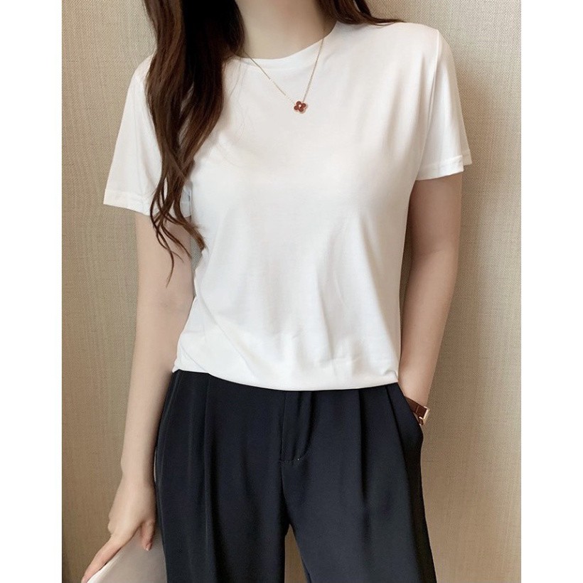 Áo Phông Cộc Tay Nữ 🍁 Áo Phông Màu Sắc Cơ Bản🎀 | BigBuy360 - bigbuy360.vn