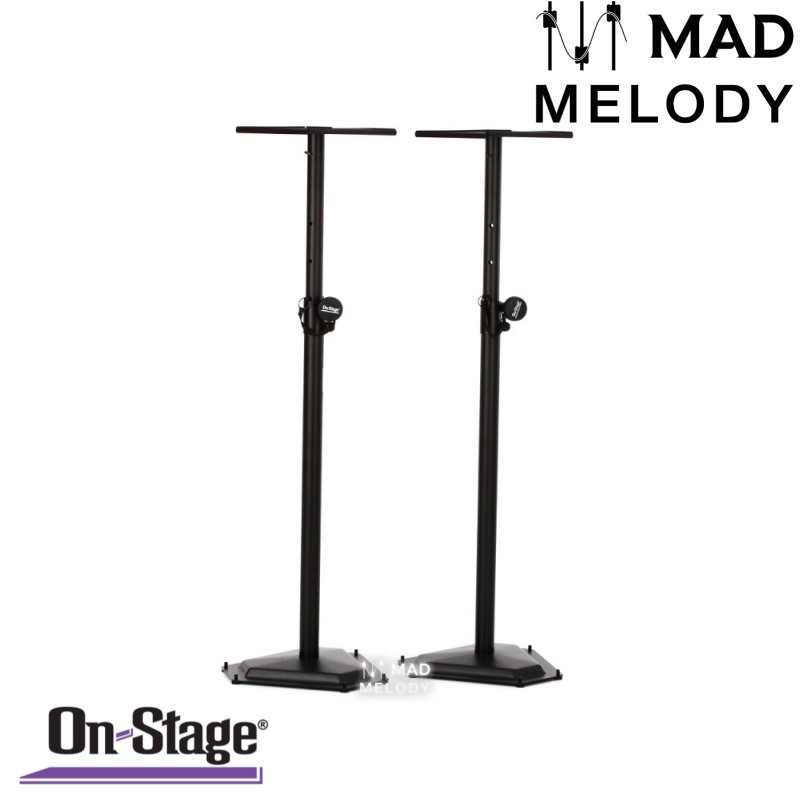 On-Stage SMS6600-P Studio Monitor Stands, Pair [1 cặp chân loa kiểm âm/giải trí, đế lục giác hàng tốt, NEW & chính hãng]