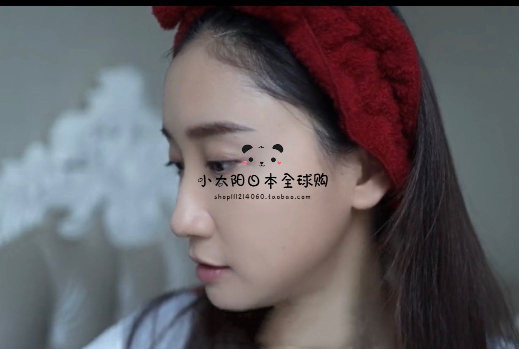 Nhật Bản mua gelato pique san hô nhung Nơ Dễ Thương Ren rửa mặt trang điểm Headband Dải tóc GP