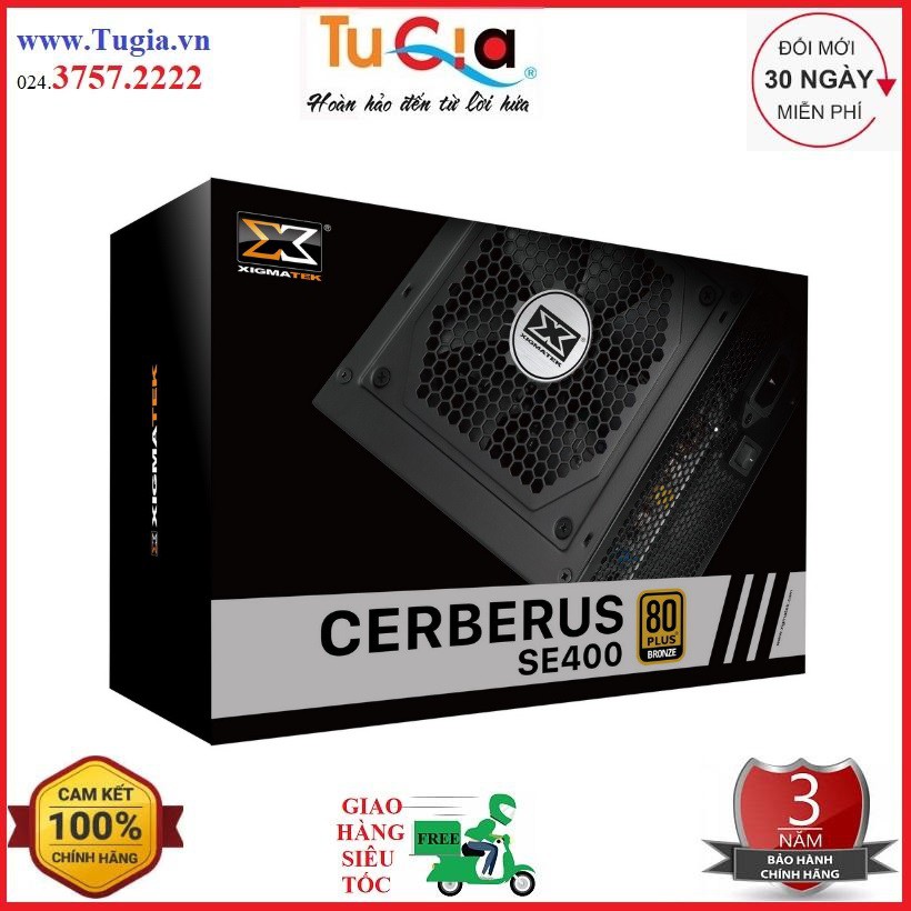 Nguồn XIGMATEK CERBERUS SE400 EN41886 80Plus BRONZE Hàng Chính Hãng