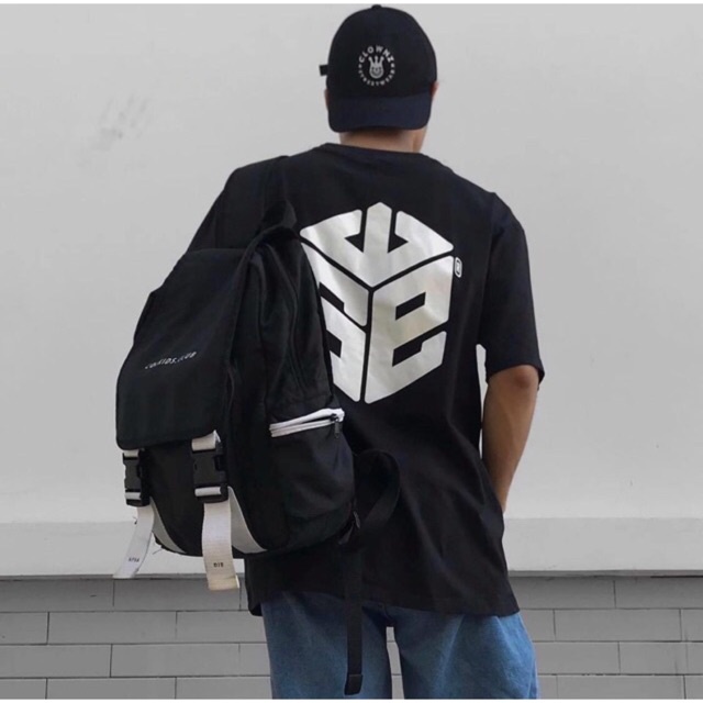 Áo thun unisex form rộng vải dày mịn cotton