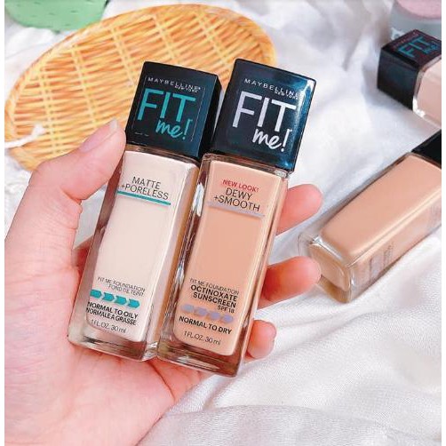 Kem Nền Mịn Lì Maybelline Fit Me Matte + Poreless Foundation 30ml Matte