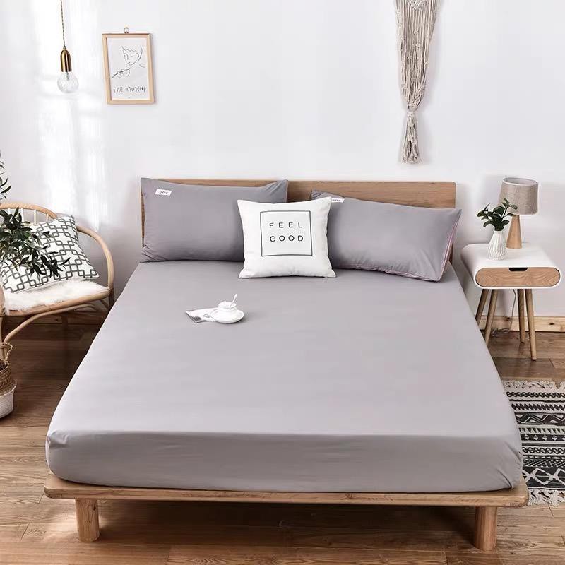 Ga chun bọc đệm kèm 2 vỏ gối cotton TICI drap giường 1m2 1m6 1m8 2m2 ĐệmNgọcDiệp | BigBuy360 - bigbuy360.vn