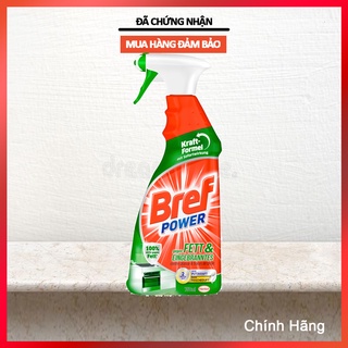 Vệ sinh tẩy dầu mỡ đa năng bref power fett chai 750ml