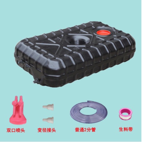 BÌNH NƯỚC 50L MÀU ĐEN CÓ VÒI