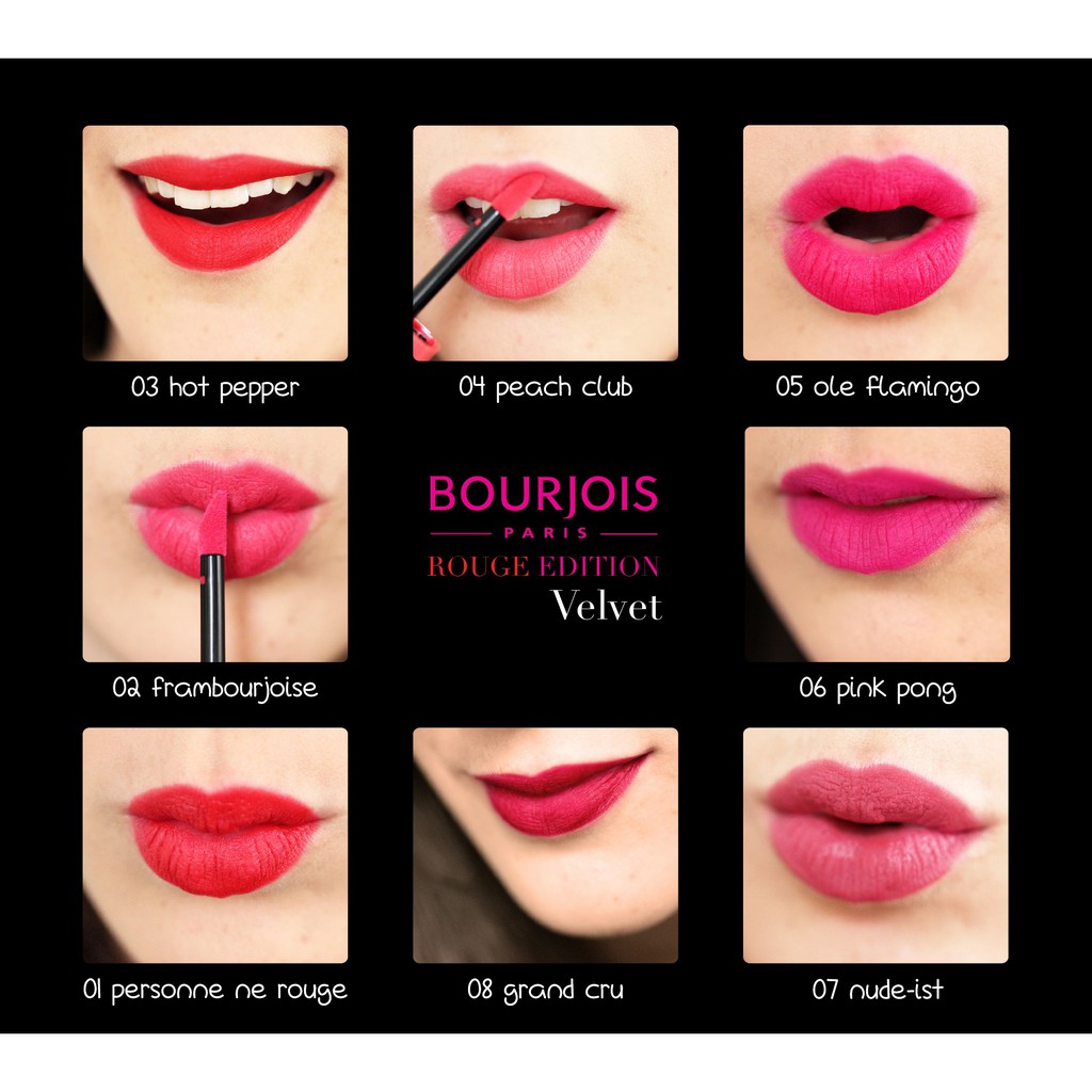 Son Bourjois velvet chính hãng (fk đền 1000l)