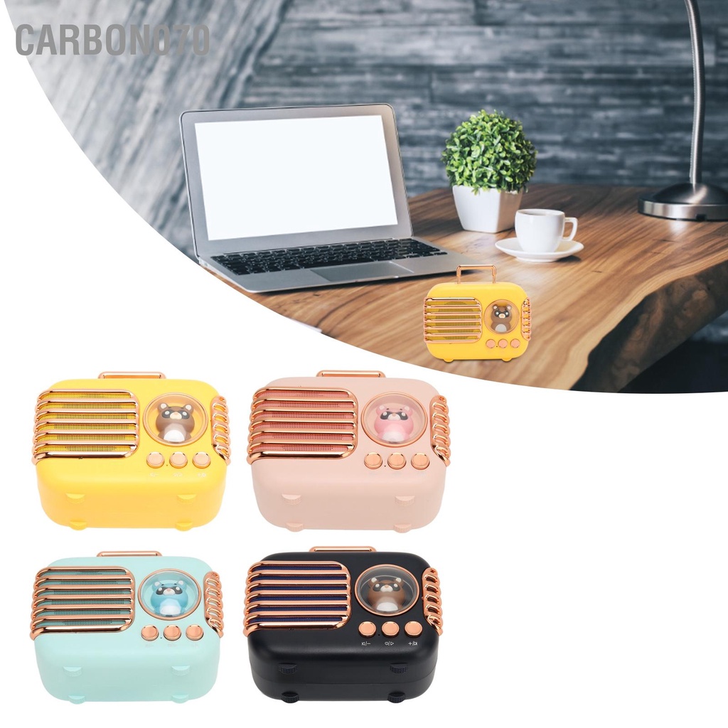 [Hàng HOT] Loa Bluetooth mini không dây 5.0 5W hình vali thú cưng dễ thương Hỗ Trợ Thẻ Nhớ Cho MP3 / Điện Thoại / Laptop【Carbon070】