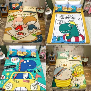 BỘ GA GỐI COTTON 3 MÓN HÌNH 3D NGỘ NGHĨNH