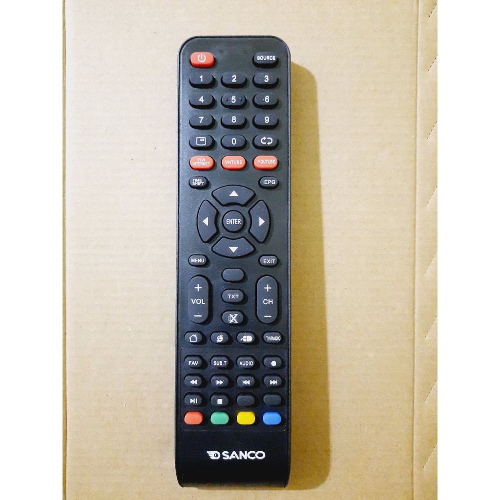 Remote Điều khiển tivi Sanco LED/LCD/Smart TV- Hàng chính hãng theo TV 100% Tặng kèm Pin