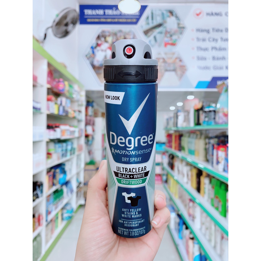 Xịt khử mùi Nam Degree Men Ultraclear 48H 107g của Mỹ