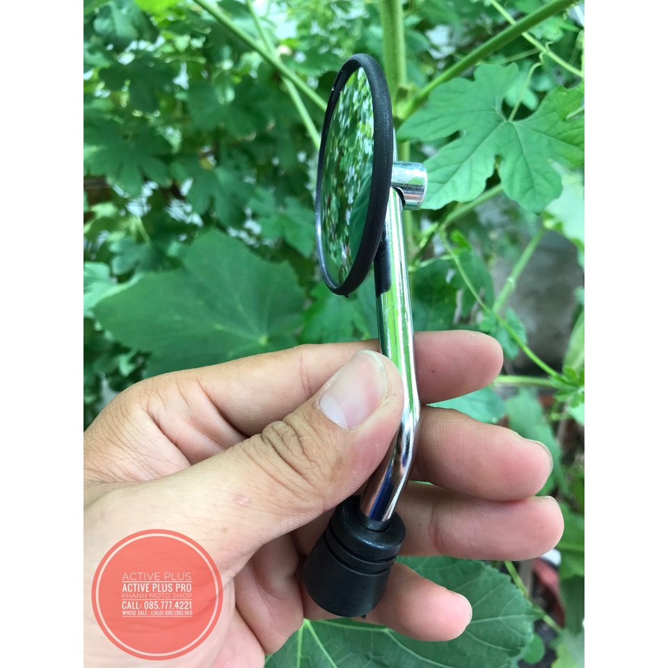 GƯƠNG CHIẾU HẬU XE MÁY, GƯƠNG CHIẾU HẬU H59 MẪU TRÒN LỒI  - KÍNH CHIẾU HẬU