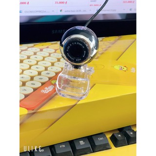 WEBCAM TRÒN CHÂN KẸP CÓ MIC 720P HD