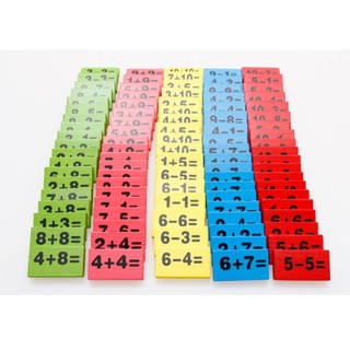 Domino học toán