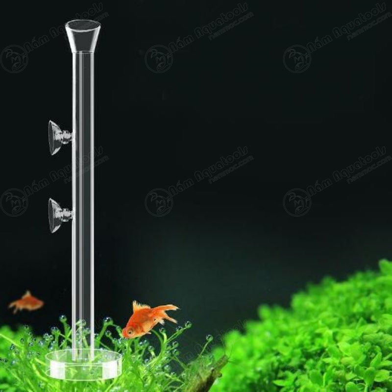 ☘ COMBO Ống Tép Thuỷ Tinh Kèm Chén Tép HOA SEN ☘ Bộ Chén Ống Tép ☘ Phụ Kiện Cho Tép Ăn