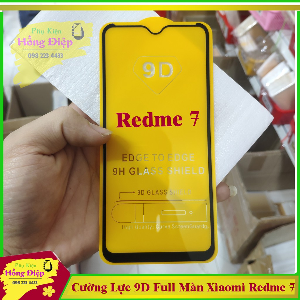 Cường Lực 9D Full Màn Xiaomi Redme 7