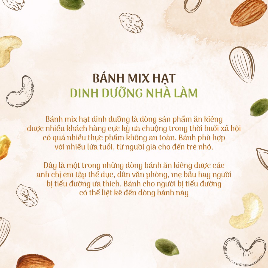 Bánh Mix Hạt Dinh Dưỡng Maison d'éte