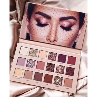 Bảng 18 màu phấn mắt nude_chính hãng nội địa trung