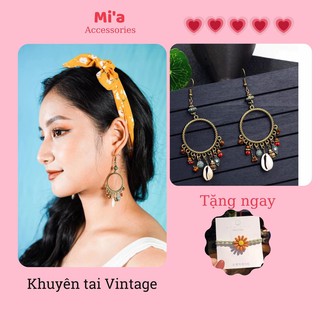 Khuyên tai ốc biển Vintage, Khuyên tai phong cách Bohomian