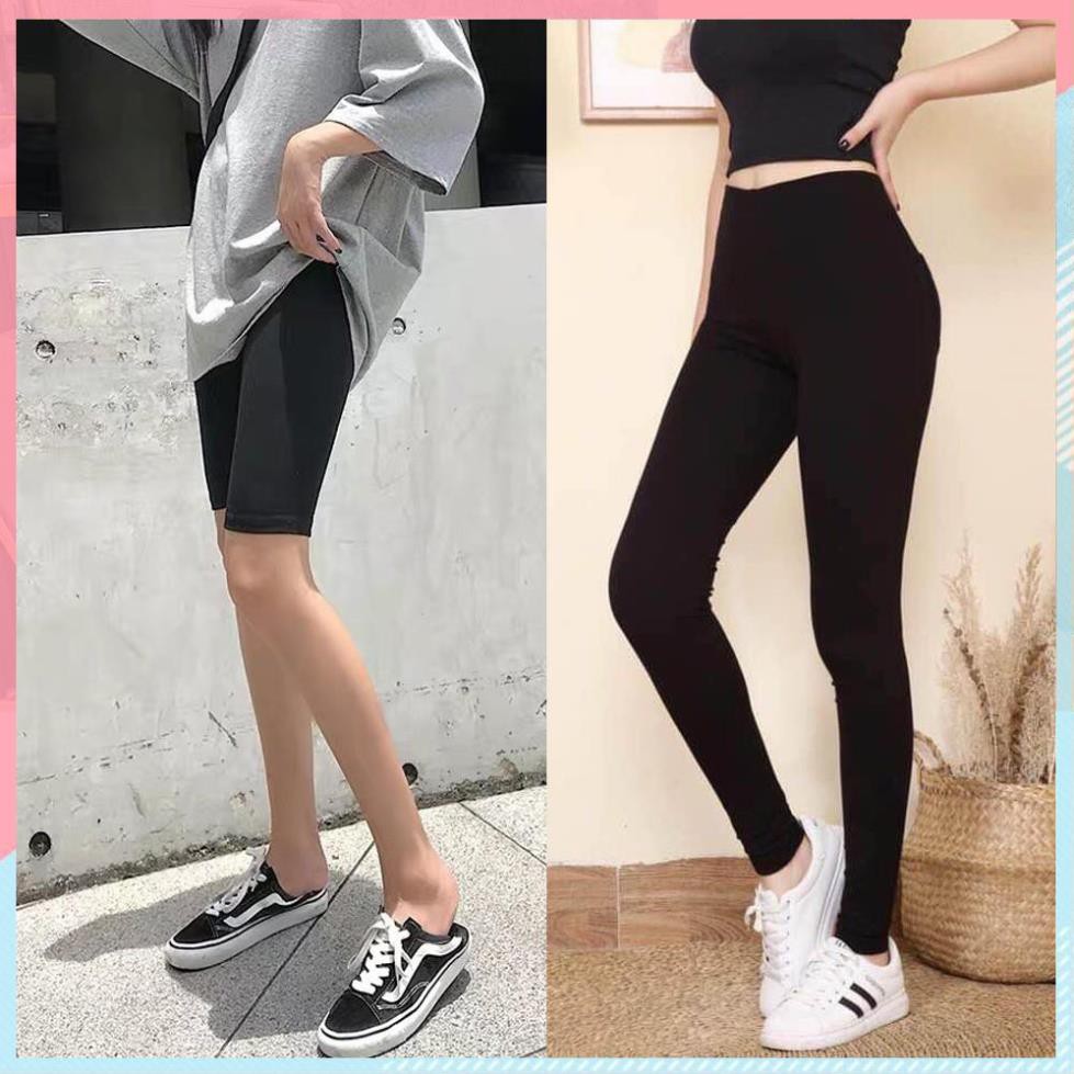 Quần legging dài ngắn HÀNG CAO CẤP, Quần legging lửng nữ thể thao,
