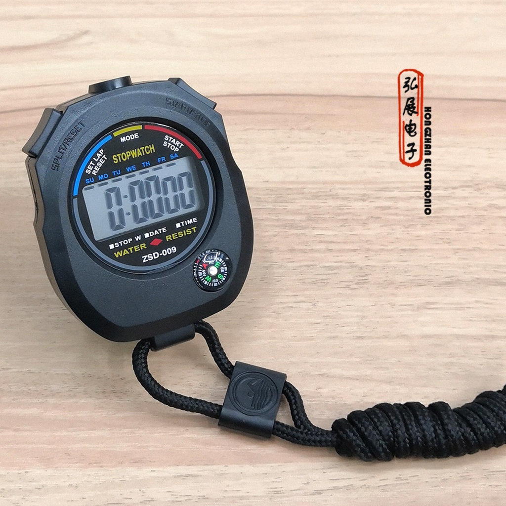 Đồng hồ bấm giờ STOPWATCH dùng trong thể thao có dây đeo E673
