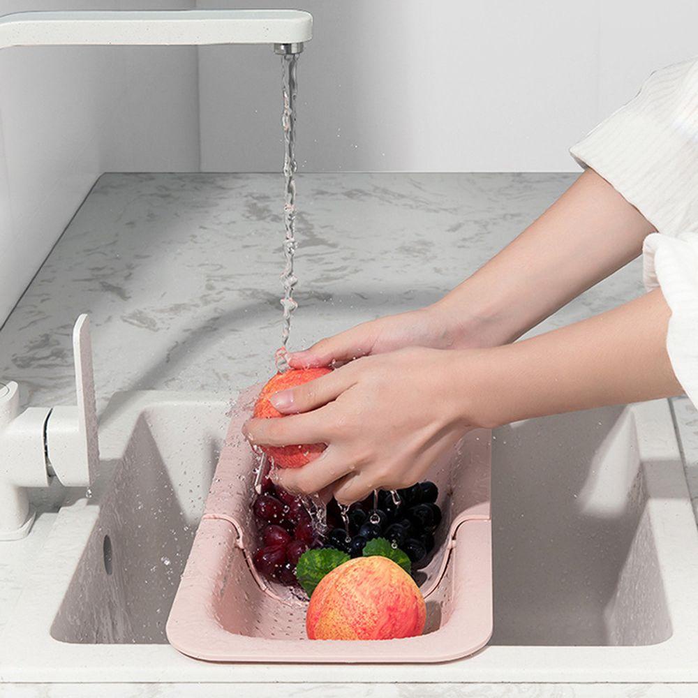LANSEL Rổ Rửa Rau Củ Quả Gắn Bồn Rửa Tiện Lợi