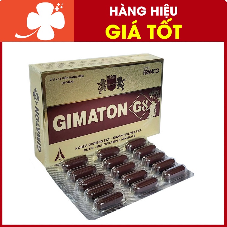 Gimaton G8- Cung cấp vitamin, khoáng chất cần thiết cho cơ thể, giúp tăng cường, ăn ngon miệng