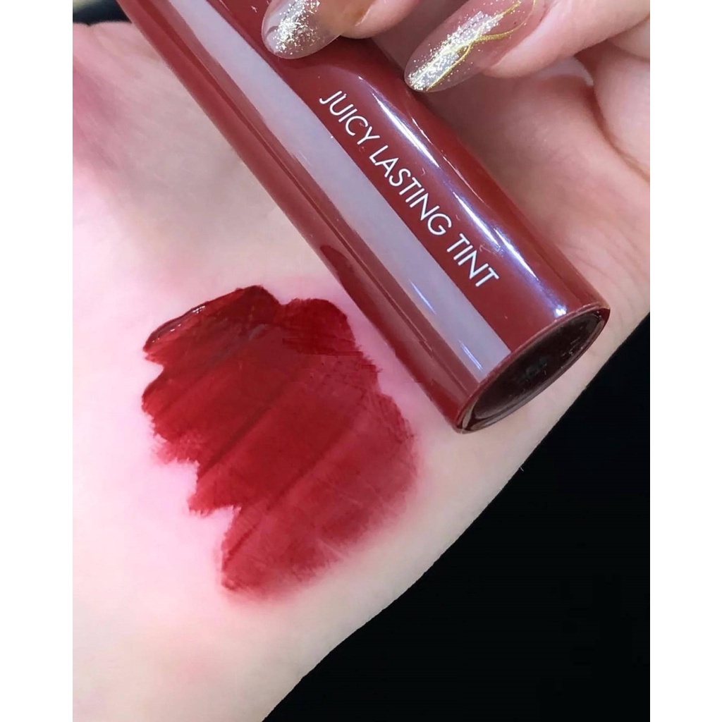 Son Romand bóng màu 21 đỏ mận (Romand Juicy Lasting Tint 21)