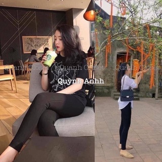 Quần Legging Mụji gen bụng