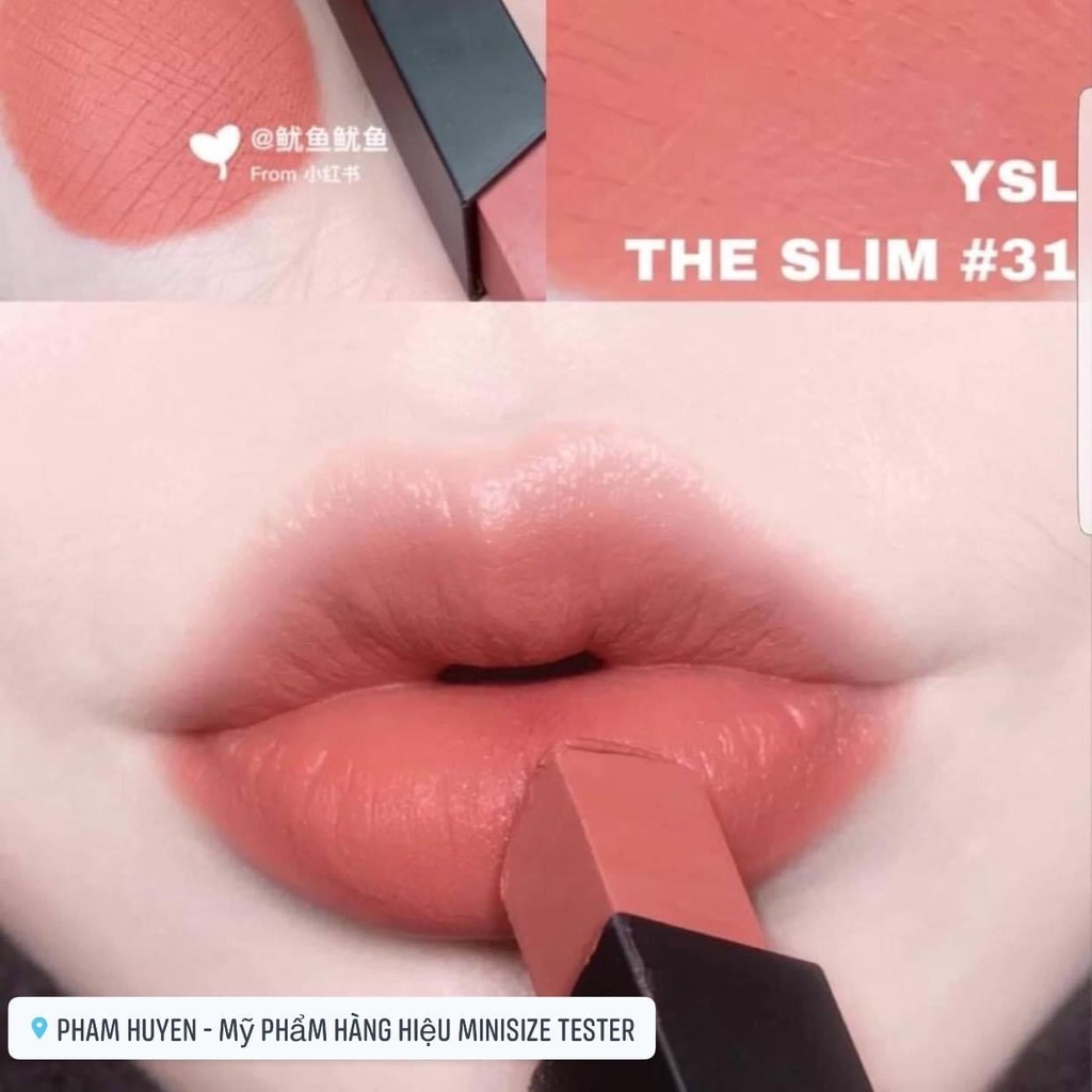 SON YSL SLIM 31, HÀNG FULLBOX CHÍNH HÃNG- SON MÔI CAO CẤP | BigBuy360 - bigbuy360.vn