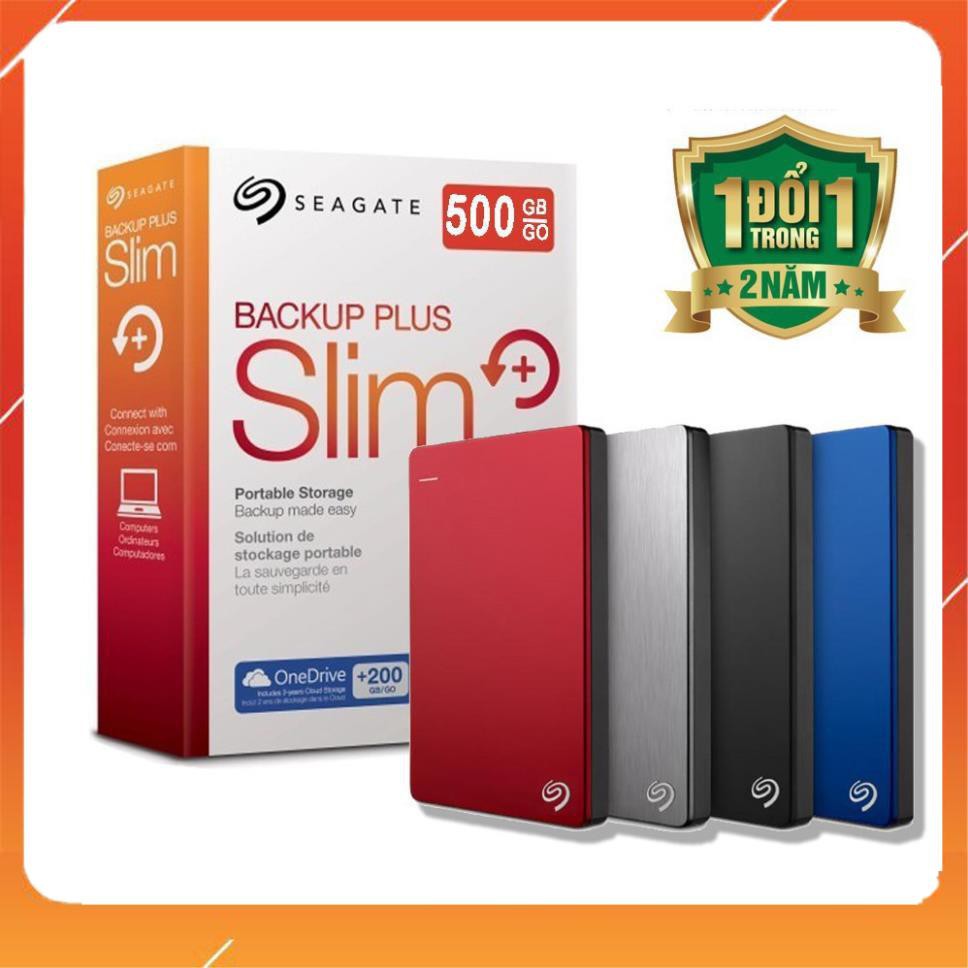 Ổ cứng di động mini 💖 FREE SHIP 💖 Seagate 500gb Backup Plus Slim