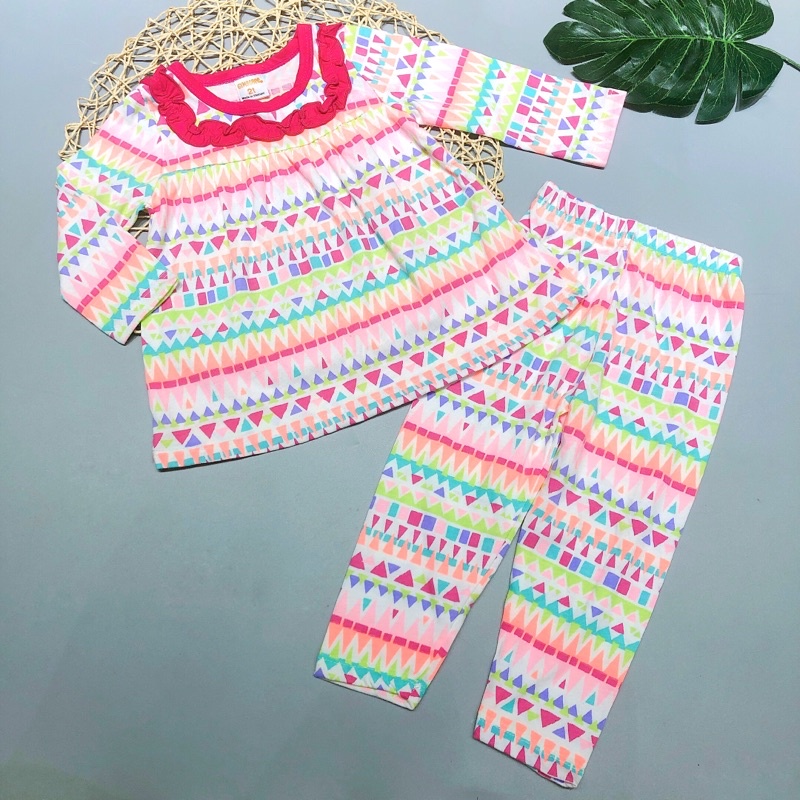 Bộ bé gái tay dài quần dài