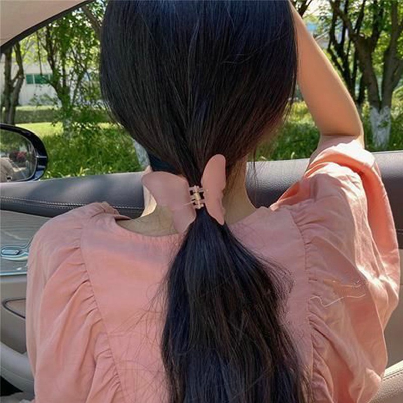 Kẹp Tóc Hình Bướm Bằng Acrylic Thời Trang Cho Nữ