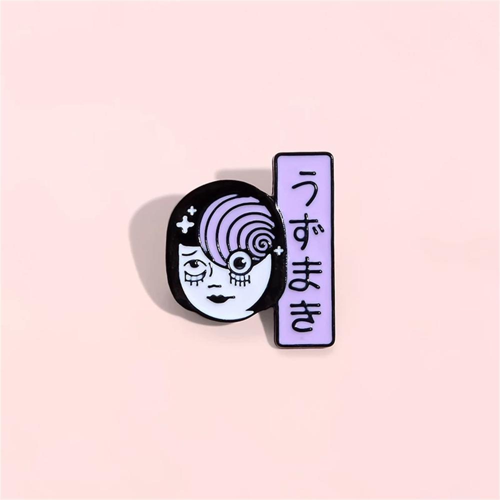 Huy Hiệu Cài Áo Hình Nhân Vật Hoạt Hình AUGUSTINA Junji Ito Corsage Kawakami Tomie Horrific Picasso