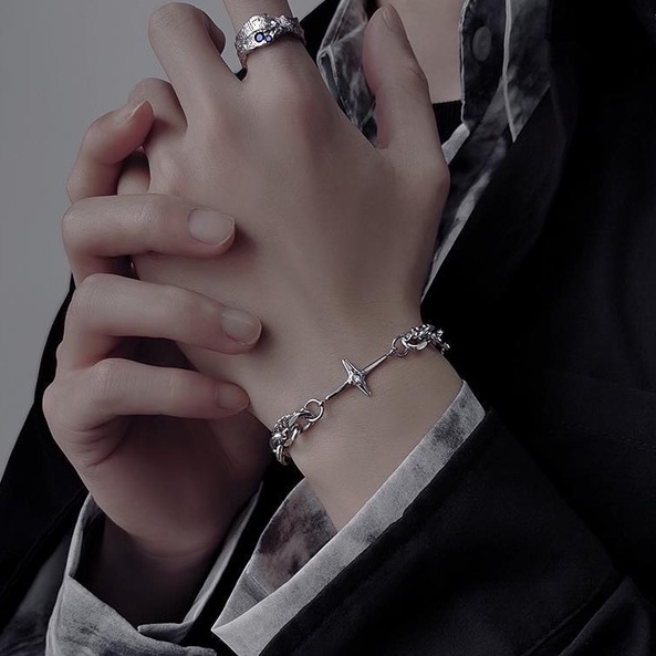 Vòng đeo tay nam nữ Madeline T21 kiểu dáng hip hop phong cách Hàn Quốc | BigBuy360 - bigbuy360.vn