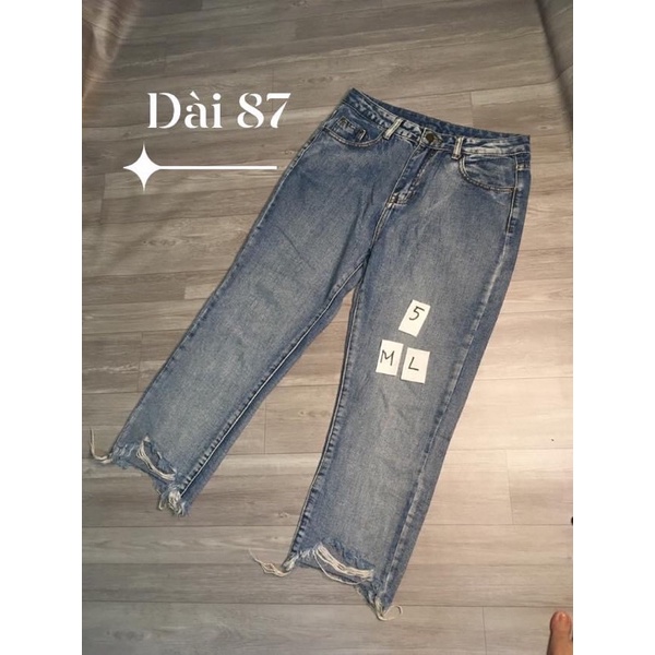Quần jean hàng si dáng baggi dáng suông dáng rộng