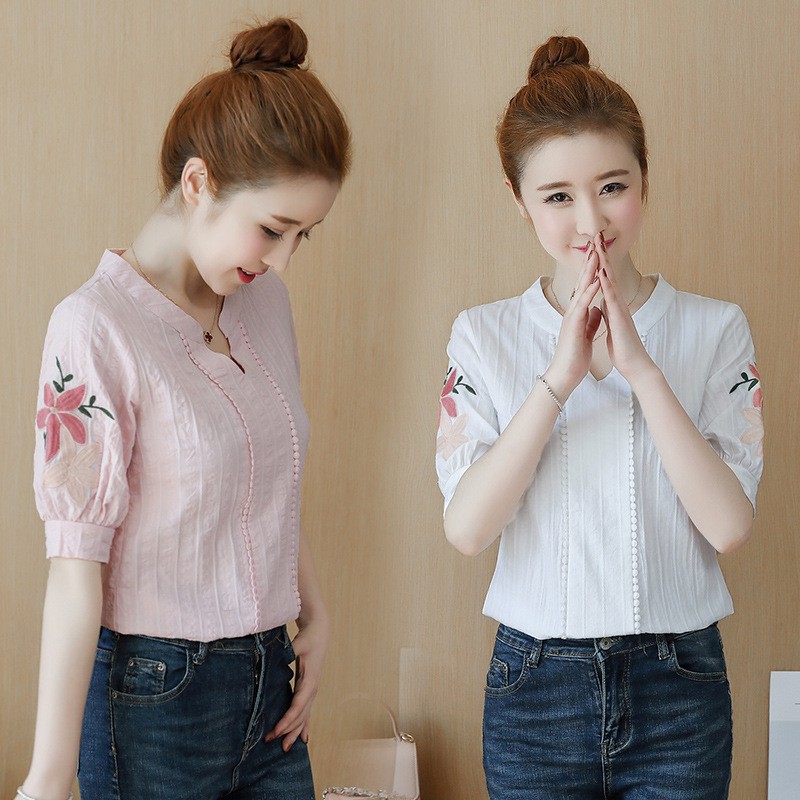 Áo sơ mi nữ công sở from rộng đẹp kiểu hàn NAVILO SM003