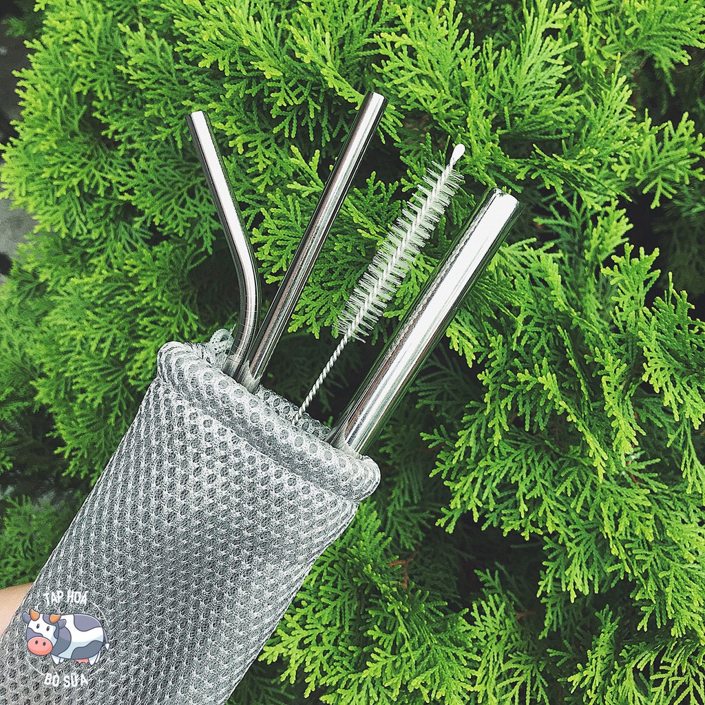 Combo ống hút INOX kèm hộp đựng & cọ rửa chỉ từ 49k (Hàng loại 1 !!!!!) | BigBuy360 - bigbuy360.vn